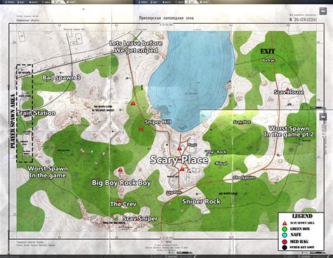 tarkov woods map jaeger camp
